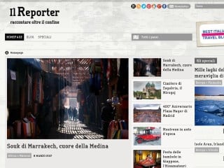 Screenshot sito: Il Reporter