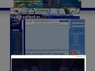 Screenshot sito: SottoRete.net