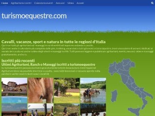 Screenshot sito: Turismoequestre.com