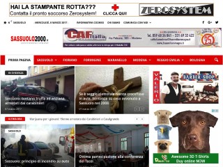 Screenshot sito: Sassuolo2000.it