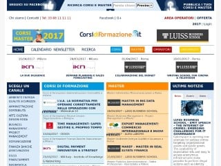 Screenshot sito: CorsidiFormazione.it