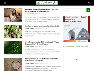 Screenshot sito: AmbienteBio