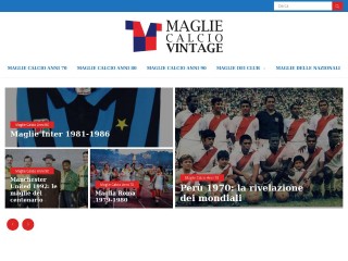 Screenshot sito: Maglie Calcio Vintage