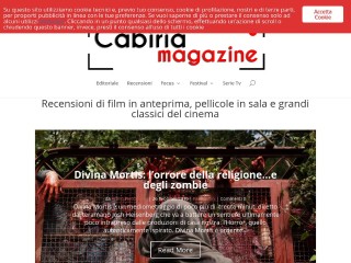 Screenshot sito: Cabiria Magazine