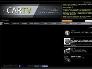 Screenshot sito: Cartv