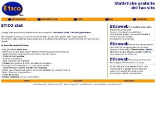 Screenshot sito: Etico Stat
