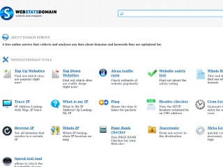 Screenshot sito: Webstatsdomain.com
