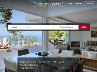 Screenshot sito: Luxuryestate.com