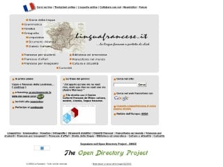 Screenshot sito: Linguafrancese.it