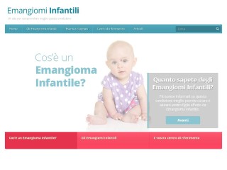 Screenshot sito: Emangioma.net