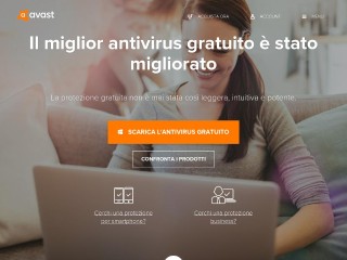 Screenshot sito: Avast! antivirus