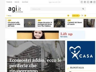 Screenshot sito: AGI Online