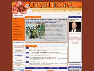 Screenshot sito: Cinespettacolo.it