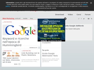 Screenshot sito: Webmarketing.html.it