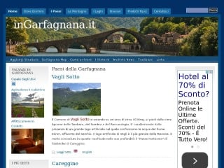 Screenshot sito: In Garfagnana