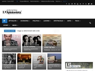 Screenshot sito: L'Opinionista