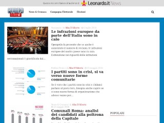 Screenshot sito: PoliticaLive
