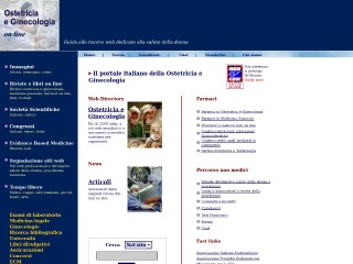 Screenshot sito: GinecoLink.net