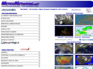 Screenshot sito: MeteoNetwork