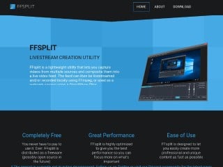 Screenshot sito: FFSplit