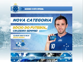 Screenshot sito: Cruzeiro