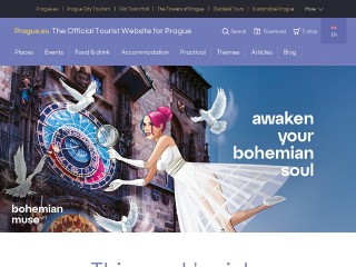 Screenshot sito: PragueWelcome