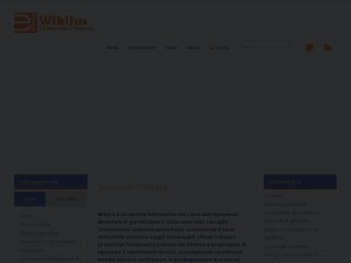 Screenshot sito: Wikijus