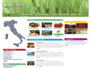 Screenshot sito: Agriturismo Italy