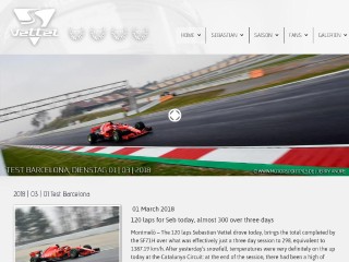 Screenshot sito: Sebastian Vettel