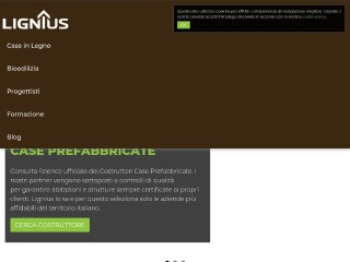 Screenshot sito: Lignius.it