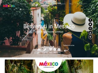 Screenshot sito: VisitMexico
