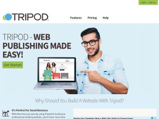 Screenshot sito: Tripod