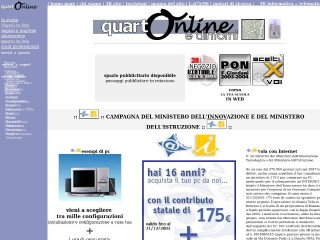 Screenshot sito: Quartonline
