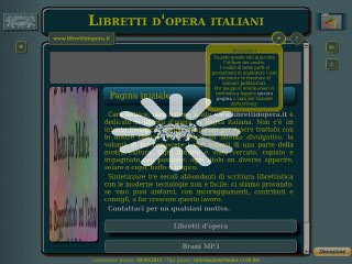 Screenshot sito: Librettidopera.it