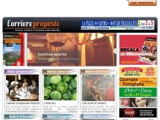 Screenshot sito: Corriere Proposte