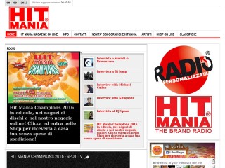Screenshot sito: HitMania.com