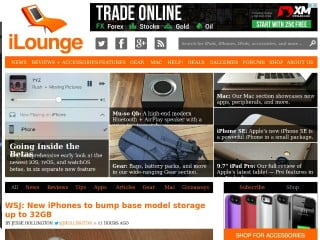 Screenshot sito: ILounge.com