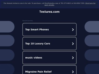 Screenshot sito: Texturez