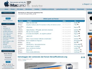 Screenshot sito: IMaccanici