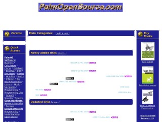 Screenshot sito: PalmopenSource.com