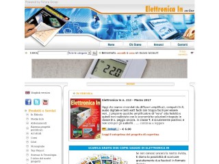 Screenshot sito: Elettronica In