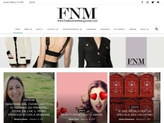 Screenshot sito: Fashion News Magazine