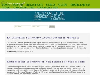 Screenshot sito: Elettro-domestici.com