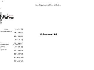 Screenshot sito: Muhammed Alì