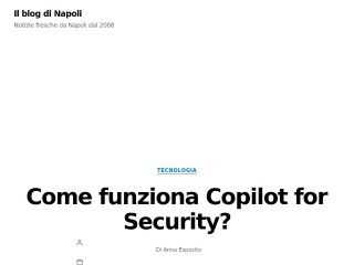 Screenshot sito: Napolibella.it