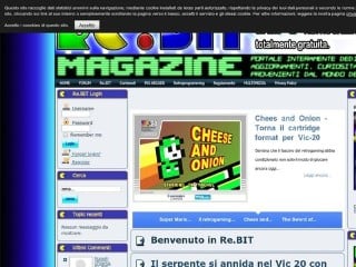 Screenshot sito: Re.Bit Magazine