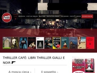 Screenshot sito: Thriller Cafe