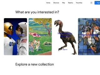 Screenshot sito: Google Arts & Culture