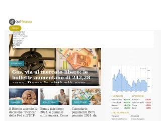 Screenshot sito: Quifinanza.it