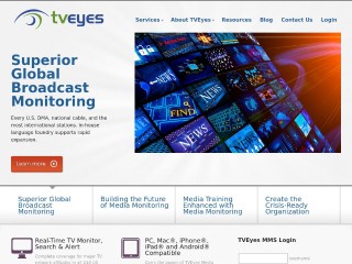 Screenshot sito: TVeyes.com